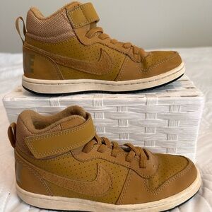 Nike Kids Tan Mid-Top Sneakers Sz. 13C